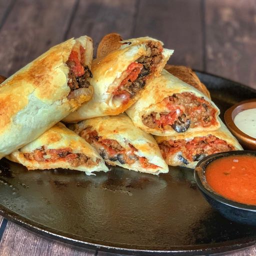 Pizza Sticks with Beef