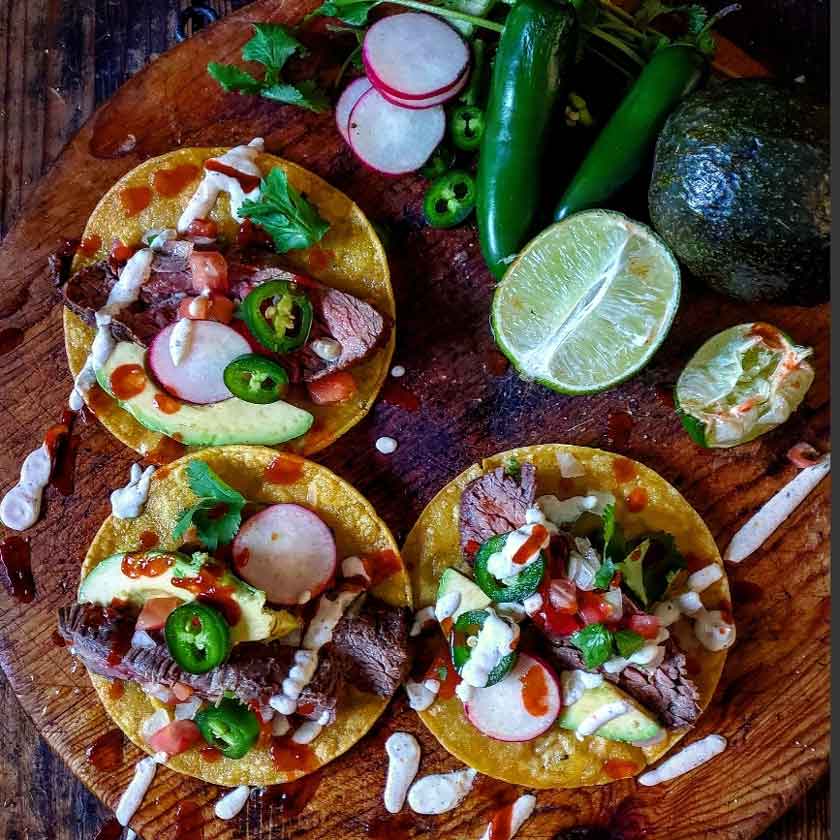 How to make carne asada tacos